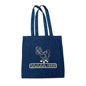 Vintage Western Horse Denim Tote